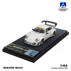 (Pre-Order) 1/64 Aurora Model AMP964W RWB 964 Pearl White LHD