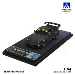 (Pre-Order) 1/64 Aurora Model AMP964BK RWB 964 Matt Black LHD