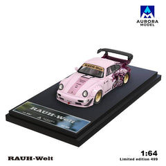 (Pre-Order) 1/64 Aurora Model AMP964PD RWB 964 Pink Dragon LHD