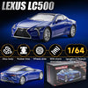 (Pre-Order) 1/64 Enchery ELLC500BL Lexus LC500 Metallic Blue LHD