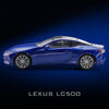 (Pre-Order) 1/64 Enchery ELLC500BL Lexus LC500 Metallic Blue LHD