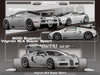 (Pre-Order) 1/64 Mortal MBVS Bugatti Veyron Super Sport Metallic Matte Silver LHD