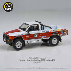 (Pre-Order) 1/64 PARA64 PA-55527 Toyota Hilux Single Cab 1987 Mojave 250 LHD