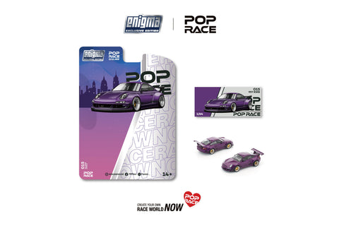 (Pre-Order) 1/64 Pop Race PRE015 RWB 997 Purple