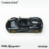 1/64 Time Micro TM643528 Porsche 918 Spyder Black LHD
