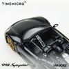 1/64 Time Micro TM643528 Porsche 918 Spyder Black LHD