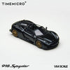 1/64 Time Micro TM643528 Porsche 918 Spyder Black LHD