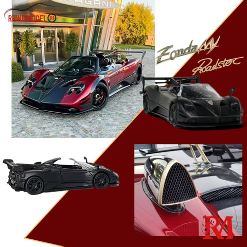 (Pre-Order) 1/64 Rhino Model RMPZR Pagani Zonda 760 Roadster Ruby Red LHD