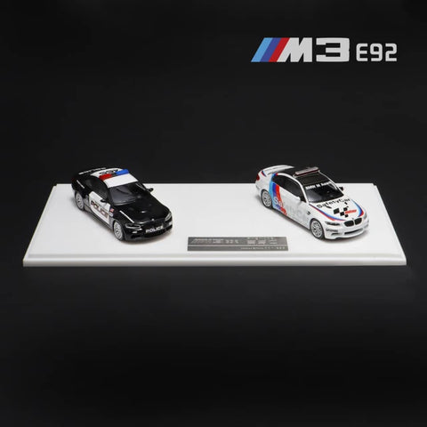 (Pre-Order) 1/64 Fine Model FMBM3PSC BMW M3 E92 NFS Police & Safety Car Set
