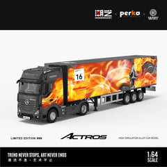 (Pre-Order) 1/64 ModernArt MD646730 Mercedes-Benz Actros Modena Motorsports #16 LHD