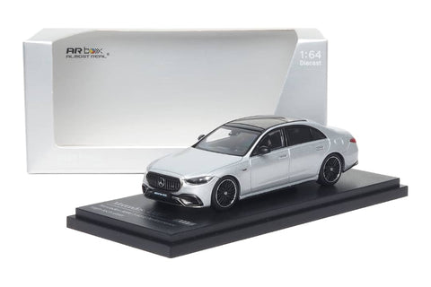 (Pre-Order) 1/64 Almost Real 620102001 Mercedes-AMG S 63 E Performance 2023 High-Tech Silver