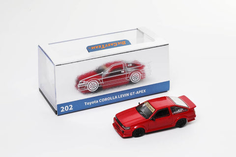 1/64 DCT 202 RWB Corolla Levin GT-APEX AE86 Red RHD