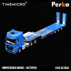(Pre-Order) 1/64 Time Micro TM646733 Mercedes-Benz Actros Blue LHD