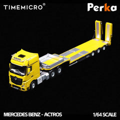 (Pre-Order) 1/64 Time Micro TM646732 Mercedes-Benz Actros Yellow LHD