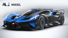 (Pre-Order) 1/64 MJ Model MJBBBL Bugatti Bolide Blue