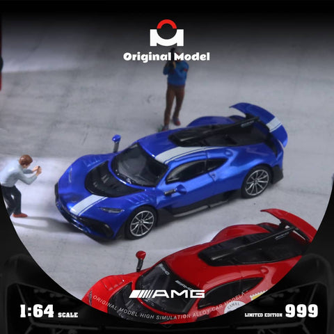 (Pre-Order) 1/64 Original Model OM646406 Mercedes-AMG One Metallic Blue LHD