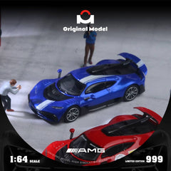 (Pre-Order) 1/64 Original Model OM646406 Mercedes-AMG One Metallic Blue LHD