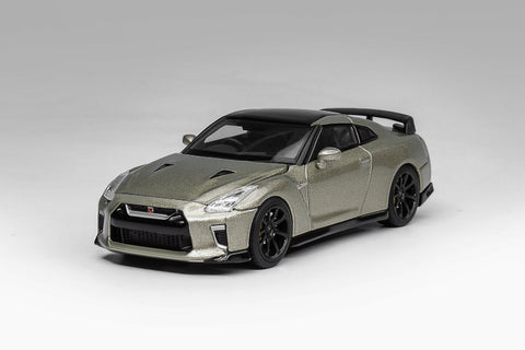 (Pre-Order) 1/64 Motorhelix M63504 Nissan GT-R R35 Track Edition engineered by Nismo T-Spec Millennium Jade