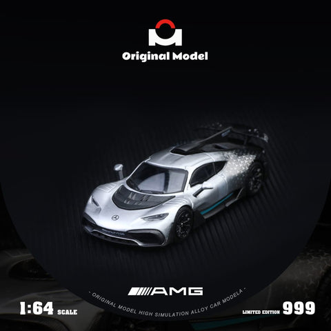 (Pre-Order) 1/64 Original Model OM646408 Mercedes-AMG One Star Silver LHD