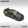 (Pre-Order) 1/64 Time Micro TM646317 Nissan Skyline GT-R R34 Z-Tune Matt Green