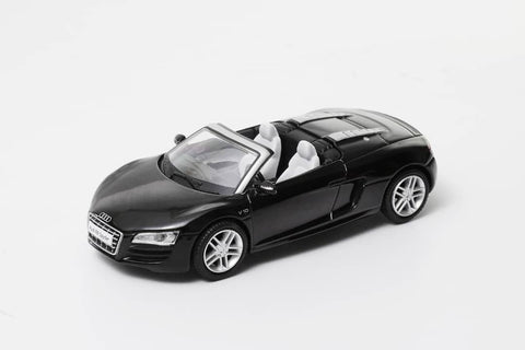 (Pre-Order) 1/64 Shadow 224 Audi R8 V10 Spyder Black LHD