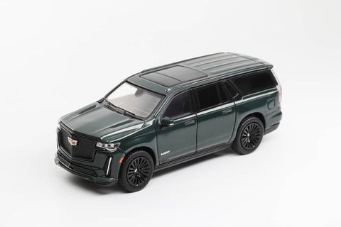 (Pre-Order) 1/64 Shadow Pro 561 Cadillac Escalade ESV Dark Green LHD