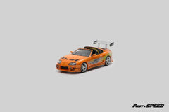 (Pre-Order) 1/64 Fast & Speed FSTSA80O Toyota Supra A80 Targa FNF Orange LHD