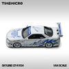 (Pre-Order) 1/64 Time Micro TM800503 Nissan Skyline GT-R R34 Nightingale White/ Blue