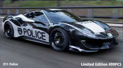 (Pre-Order) 1/64 Ichiban Model IMF488PP Novitec 488 Pista Police LHD