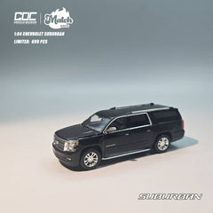 (Pre-Order) 1/64 GOC GOCCSBK Chevrolet Suburban Mk11 GMT K2YC/G Black LHD