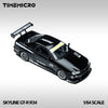 (Pre-Order) 1/64 Time Micro TM800504 Nissan Skyline GT-R R34 Pasion Black