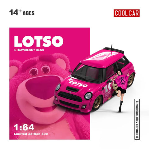 (Pre-Order) 1/64 Cool Car CC643644-1 Mini Cooper Lotso w/ Figurine
