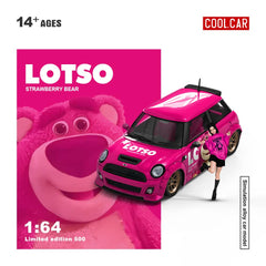 (Pre-Order) 1/64 Cool Car CC643644-1 Mini Cooper Lotso w/ Figurine