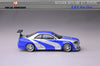 (Pre-Order) 1/64 Focal Horizon FHNSR34NFSSB Nissan Skyline GT-R R34 NFS Silver/ Blue