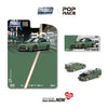 (Pre-Order) 1/64 Pop Race PRE022 Mitsubishi Lancer Evolution 4 Green