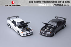 (Pre-Order) 1/64 Focal Horizon FHNSR32WC Nissan Skyline GT-R R32 White w/ Carbon Bonnet