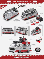 1/64 Mortal MVWT3B Volkswagen T3 Bueno LHD w/ Accessories