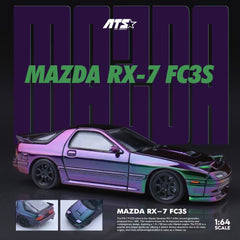 (Pre-Order) 1/64 ATS Models ATS880202 Mazda RX-7 FC3S Magic Purple