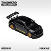 (Pre-Order) 1/64 Time Micro TM647903 Volkswagen Beetle RS Black w/ Gold Wheels LHD