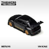 (Pre-Order) 1/64 Time Micro TM647903 Volkswagen Beetle RS Black w/ Gold Wheels LHD