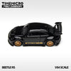(Pre-Order) 1/64 Time Micro TM647903 Volkswagen Beetle RS Black w/ Gold Wheels LHD