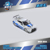 (Pre-Order) 1/64 Demon King Auto DKA-055 Nissan GT-R R35 Silver w/ Blue Stripes