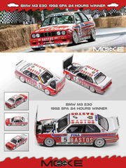 (Pre-Order) 1/64 Moke MBE30B5 BMW M3 E30 Bastos #5 LHD