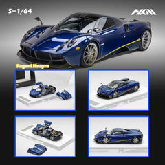 (Pre-Order) 1/64 HKM HKMPHMBL Pagani Huayra Coupe 2014 Metallic Blue LHD
