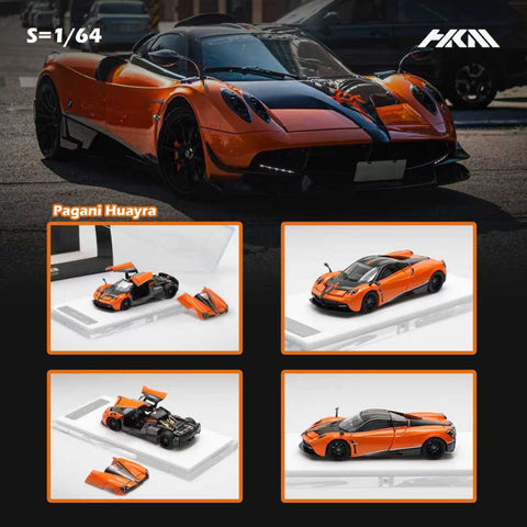(Pre-Order) 1/64 HKM HKMPHO Pagani Huayra Coupe 2014 Orange LHD