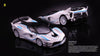 (Pre-Order) 1/64 Little Toys LTFFXXKWBL Ferrari FXX-K Evo White w/ Blue Stripes LHD