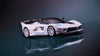 (Pre-Order) 1/64 Little Toys LTFFXXKWBL Ferrari FXX-K Evo White w/ Blue Stripes LHD