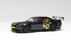 (Pre-Order) 1/64 Stance Hunters SHDCHMBK Dodge Challenger SRT Hellcat Midnight Matt Black