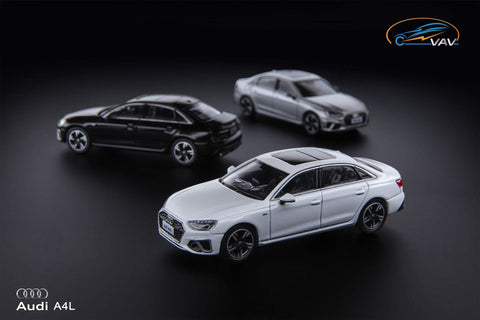 (Pre-Order) 1/64 VAV VAVAA4LW Audi A4L White
