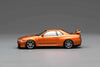 (Pre-Order) 1/64 Motorhelix M63471 Nissan Skyline GT-R R34 V-Spec II Customized Metallic Orange